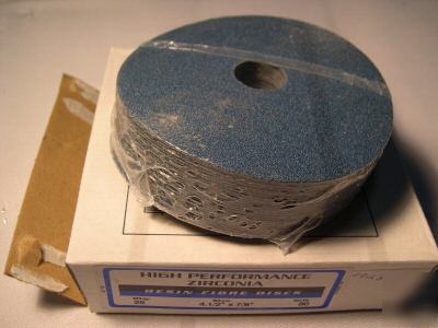 New 25 ea. abrasive disc 4-1/2 x 7/8 80 grit zirconia