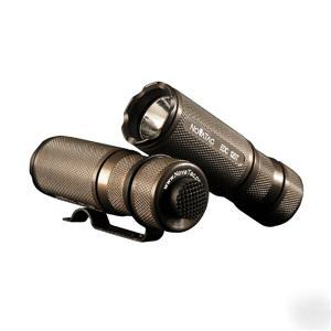 Novatac - everyday carry led flashlight, pewter body