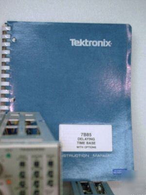 Tektronix 7B85 delta delay time base 7000 with manual