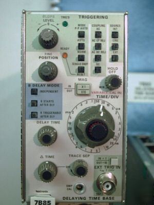 Tektronix 7B85 delta delay time base 7000 with manual