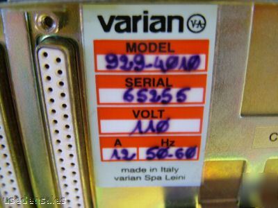 Varian multivac ion pump controller 929-4010