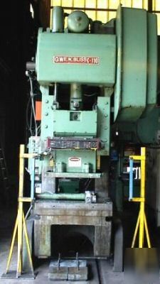 110 ton bliss c-110 obi back geared punch press, 1975