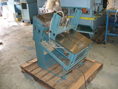 2003 all packaging machinery drop gravity sealer