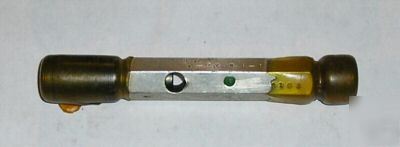 3/4-27 uns 2B thread gage plug - go/not go .750 dia