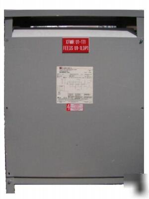 Cutler-hammer 75 kva transformer 3 phase 480 volts KT13