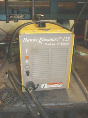 Esab plasma cutter plasmarc 125 built in air 120 volt 