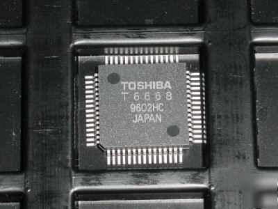 10 pcs. toshiba# T6668, qfp package