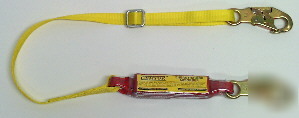 Adjustable safety rope climbing lanyard 6 ft. gemtor