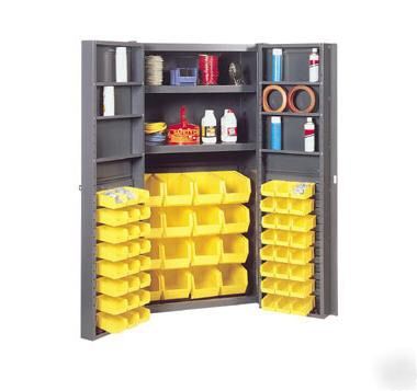 Edsal bin storage cabinet shelf business container box