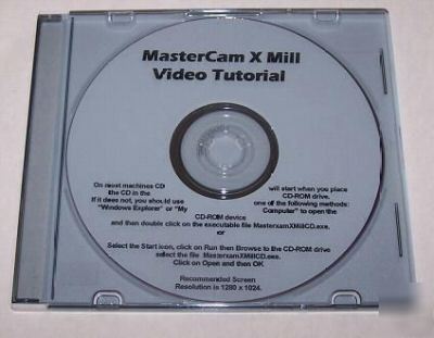 Mastercam x mill video tutorial