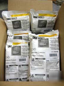 New lot of 24 3M 6003 resipratory filter cartridge