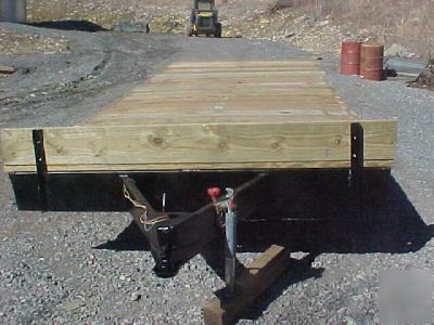 New tandem axel trailer 8X20 hay hauler deck no 