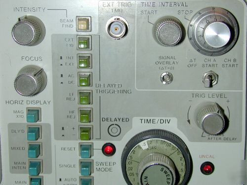 Hp 1725A 275MHZ 2-channel analog oscilloscope working