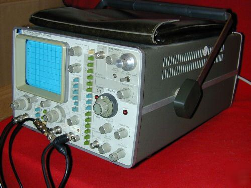 Hp 1725A 275MHZ 2-channel analog oscilloscope working