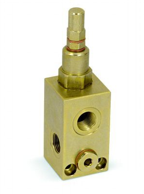 Hydraulic relief valve in line 1/2