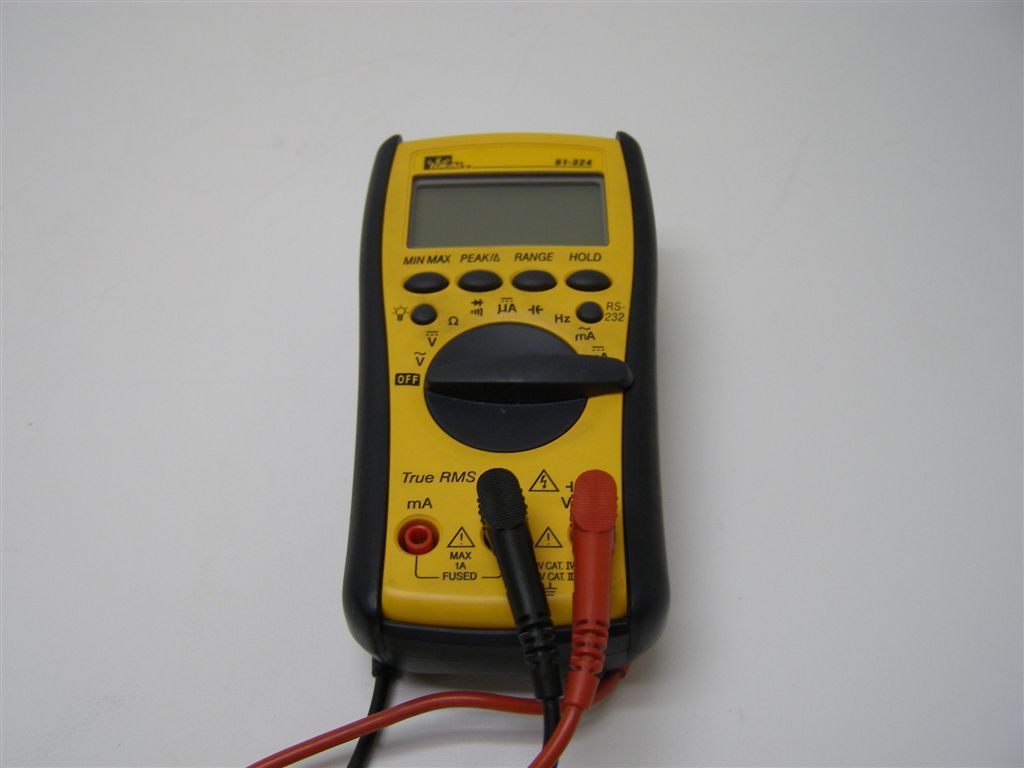 Ideal 61-324 multimeter w/ leads no 