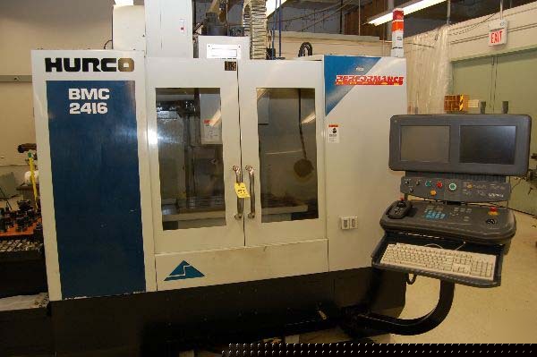 1999 hurco BMC2416 cnc vertical mach ctr w/low hours