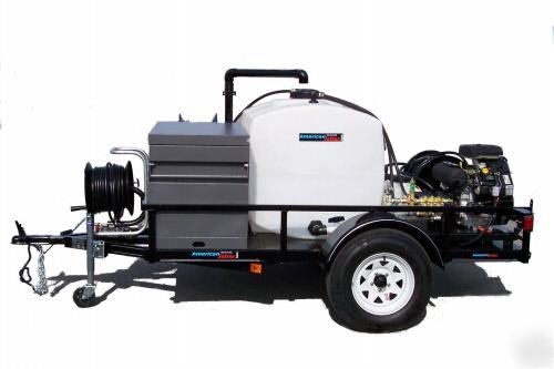 American jetter 10 @ 3000 trailer sewer drain cleaner 