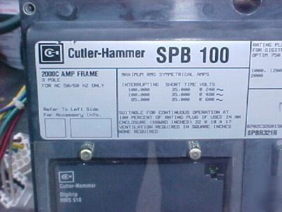 Cutler hammmer spb 100 