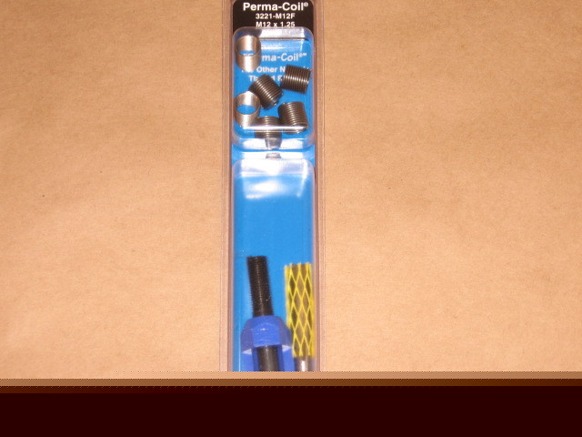 New brand 12MM x 1.25 permacoil helicoil rethread kit