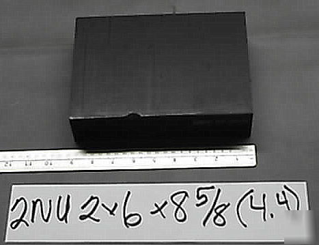 Nylon unfilled black 2 X6 X8.625