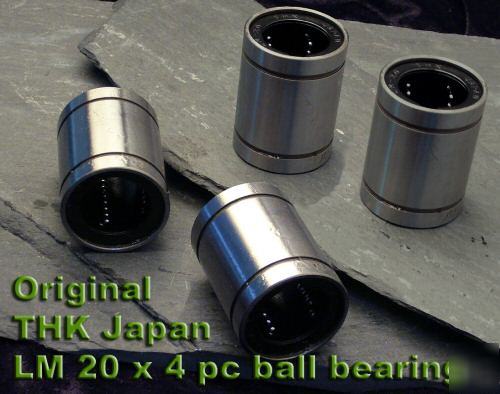 Thk japan LM20 x 4 linear ball bearing xyz cnc router