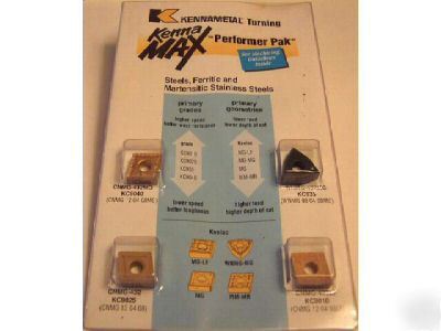 New kennametal carbide inserts cnmg 432 assortment pack