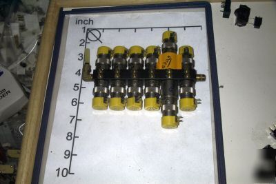 Valve set, 12 valve manifold assembly, 24VAC, MOUSE2805