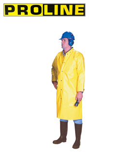 New proline 2 pc heavy duty pvc rain coat / raincoat
