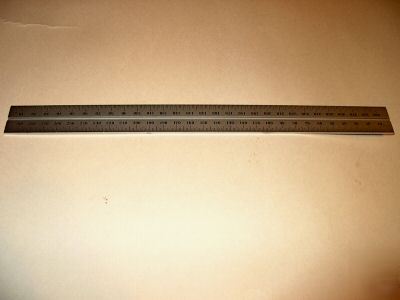 Starrett precision metric ruler for tri-square