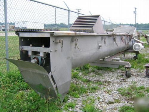 Used: 17â€ dia x 13â€™-4 long ss screw conveyor (4735) 