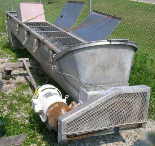 Used: 17â€ dia x 13â€™-4 long ss screw conveyor (4735) 