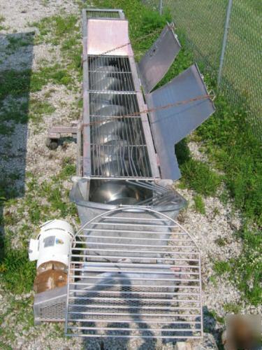 Used: 17â€ dia x 13â€™-4 long ss screw conveyor (4735) 