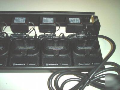 1 motorola SP21/SP10 gang charger or 6 single chargers