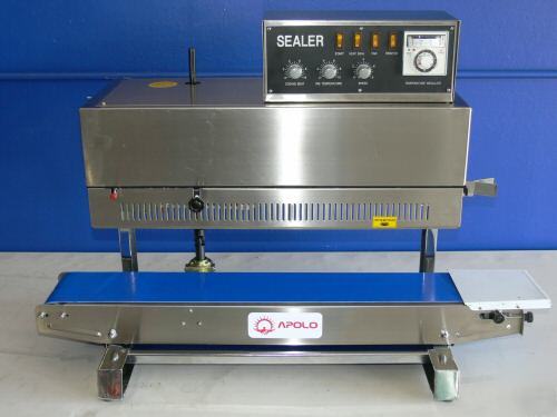 Apolo S900 - continuous vertical band sealer +coder 