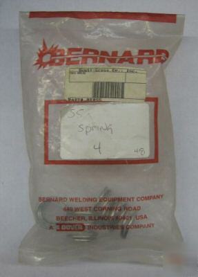 Bernard S5 spring, 400A shortstubs 4 pack