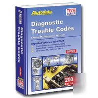 Diagnostic trouble codes manual - import 2007