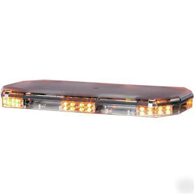 Mini led light bar lightbar amber 100,000 hour led