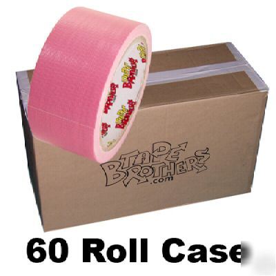 60 roll case of pink duct tape 2