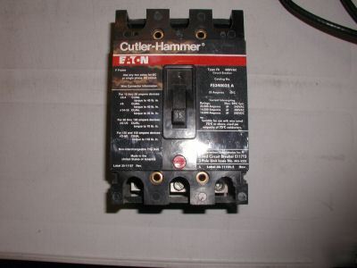 Cutler hammer FS340035A circuit breaker 35 amp 3 pole
