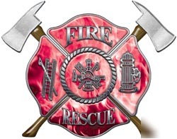 Firefighter decal reflective 4