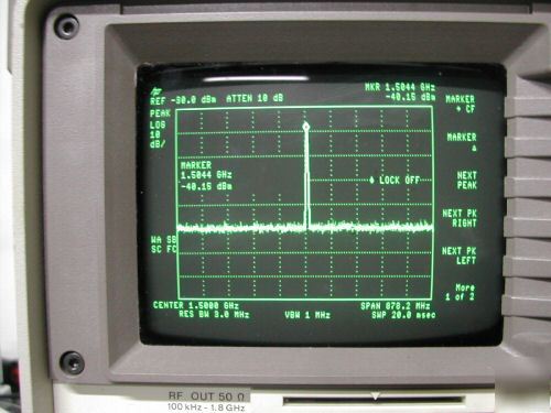 Hp 8644A signal generator 25 khz â€“ 2060 mhz