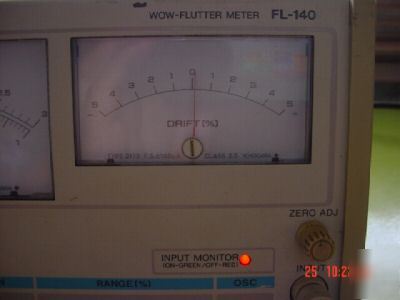 Kenwood FL140 fl 140 wow flutter meter