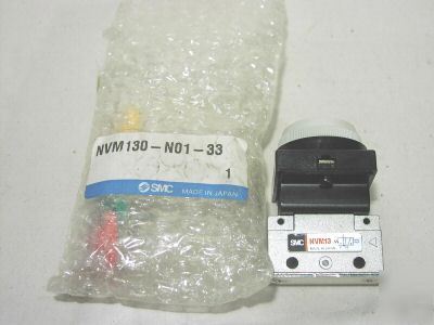 New smc NVM130-N01-33 pnuematic push button NVM130N0133 