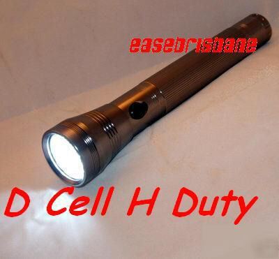 Pro d cell big 24 led torch flashlight v heavy duty pro