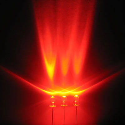 Red led set of 1000 super bright 5MM 12000MCD+ f/r