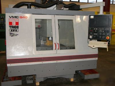 #VMC840 tree 3X cnc vertical machining center '93