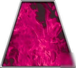 Firefighter helmet reflective tetrahedrons FF65 pink