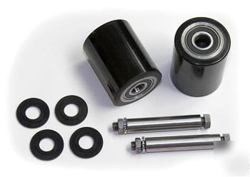 Lift-rite L50 pallet jack aftermarket load wheel kit