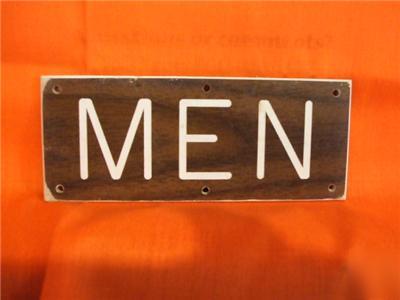 Mens (gentlemen) plastic sign 2
